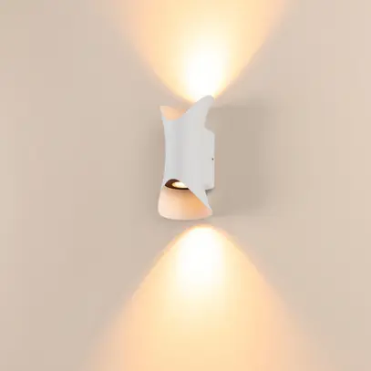 Applique LED SLV MODELA 7.5W 800lm 827 IP65 REG diretto/indiretto bianco 