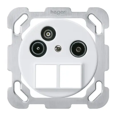 UP-Antennendose TV-R-Daten basico HMS B 2GHz 19db weiss 