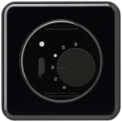 UP-Raumthermostat basico schwarz mit Schalter 
