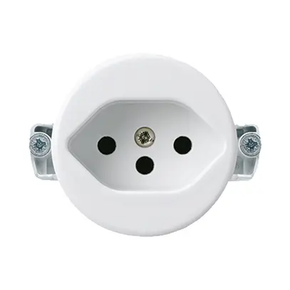 Inserto per presa INC basico tipo 13 bianco senza protezione bambini 