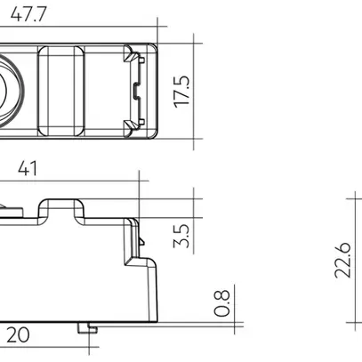 Multicapteur Tridonic SFI 40 PIR DALI lumière/mouvement Casambi noir 