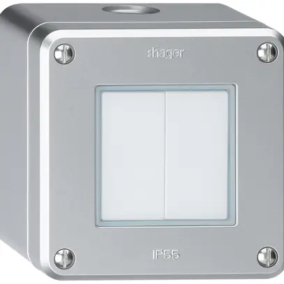 Interrupteur AP robusto IP55 schéma 3+3 aluminium 