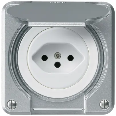 Presa INC robusto tipo 13 alluminio per combinazione 