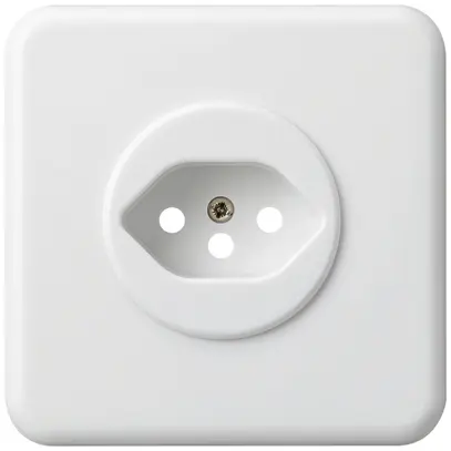 Kit frontale INC basico tipo 13 86×86mm bianco con protezione bambini 