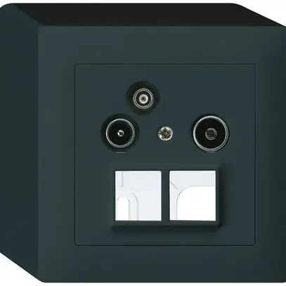 Prise pour antenne AP R/TV/données kallysto HMS 2GHz 10.5db noir 