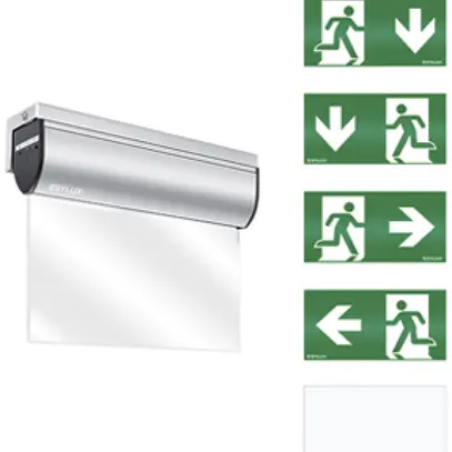Lampada di emergenza ESYLUX SLD EL LED IR 230V 3W IP40 3h all fissaggio a parete 