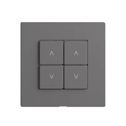 Interruttore tapparelle 2K/4T Edue Wiser grigio scuro 