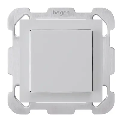 Poussoir ENC kallysto ARK 2L gris clair avec plaque de fixation 