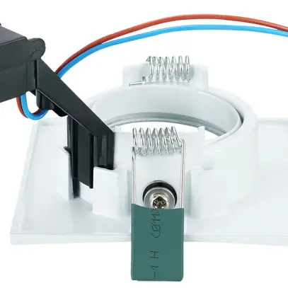 Spot INS Sylvania INSET GU10 1×75W IP20/44 100×95×95mm bianco 