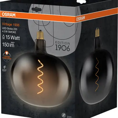 LED-Lampe LEDVANCE Vintage 1906 E27 4.5W 150lm 1800K Ø220×225mm Rauch 