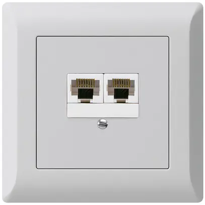 Scatola INC kallysto.line 2×RJ45u separato grigio chiaro 