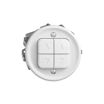 UP-Storentaster STANDARDdue Q weiss 2-Kanäle 