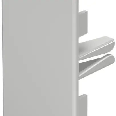 Plaque de fermeture Bettermann pour canal d'installation WDK gris clair 40×90mm 