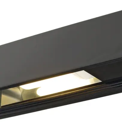 Applique SLV PEMA SQUARE, E27 15W IP65 noir 