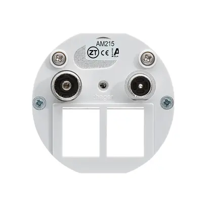 Inserto per presa multimedia Hager R/TV montaggio E 14dB 2GHz 