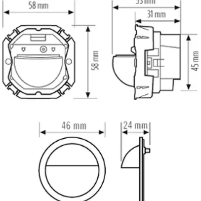 Rilevatore di movimento INC ESYLUX MD 180i/16 BASIC FEL SF SDUE bianco 