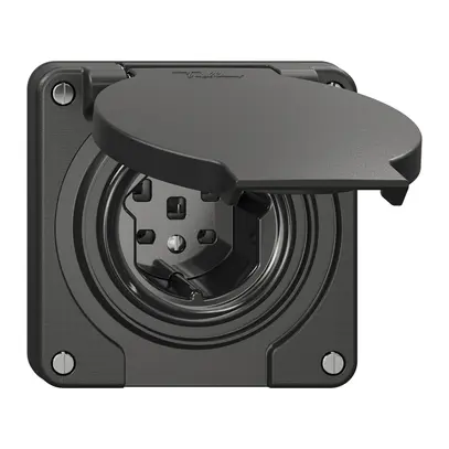Presa NEVO N.CO, 1×T25, IP21, nero 