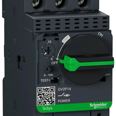 Démarreur de moteur Schneider GV2P14 6…10A TeSys 50kA 