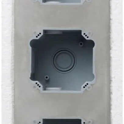 Geräteträger mit Einlasskasten Gr.I-I-I NUP/E 220…240mm 