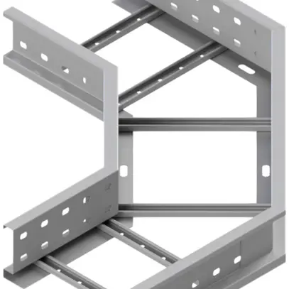 Angolo Lanz 90° per multicanale a lunga campata 300×110mm ZMA 