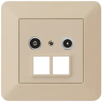 Prise multimédia ENC kallysto.trend R/TV 23dB 2GHz beige 