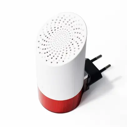 Sirène plug-in intelligente avec batterie, KnockautX, par BRELAG 