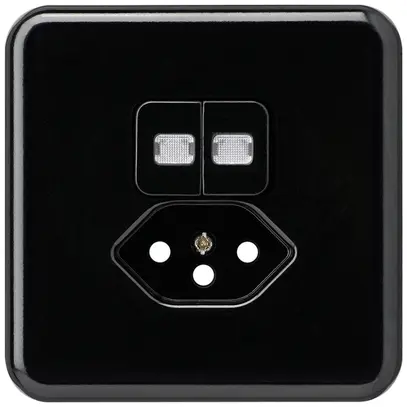 Kit frontale INC basico 86×86 nero 2 lenti protezione bambini S1/T13 per BOMI 