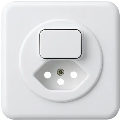 Kit frontal ENC basico 86×86mm blanc pour combinaison grd.I S3/type 13 