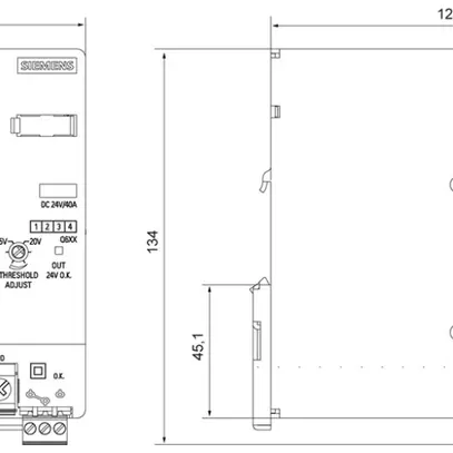 Module redondant Siemens SITOP PSE202U, 24VDC/40A (2×20A) 