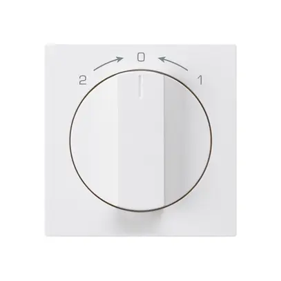 Kit frontal pour contact pivotant blanc 60×60mm kallysto 1->0<-2 