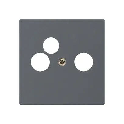 Plaque frontale kallysto anpr R/TV-NET 60×60mm 