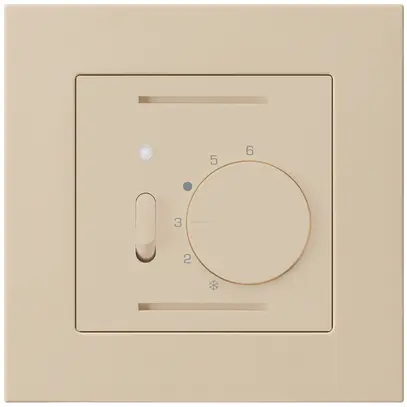 Termostato ambiente INC kallysto.pro beige con interruttore 