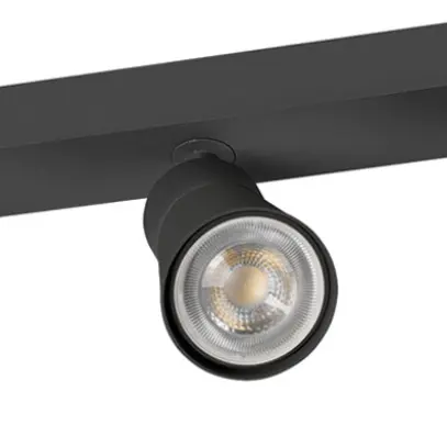 Spot SLV PURI 2.0 Cone CW GU10 3×6W VAR 258×42×138mm noir 