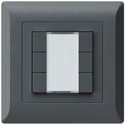 Poussoir ENC kallysto.line KNX 6×s/e-link anthracite 