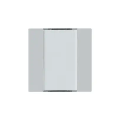 Kit frontal Hager kallysto 2×KNX systemlink/easylink gris clair 