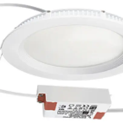 Downlight LED ESYLUX ELSA-2 Ø180 ON/OFF 9W 4000K, 850lm, blanc 