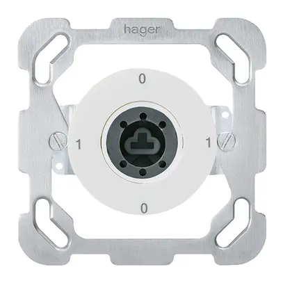 Insert pour interrupteur à clé ENC 0/1L basico blanc sans cylindre 