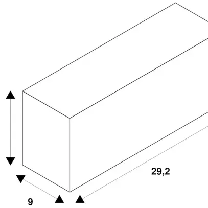 Scatola da incasso SLV per ADI, nero 