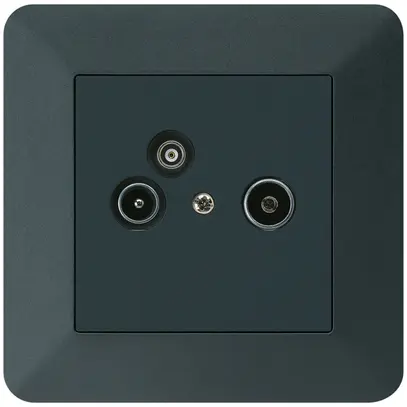 Prise pour antenne ENC R/TV/données kallysto.trend 2GHz 4dB noir 