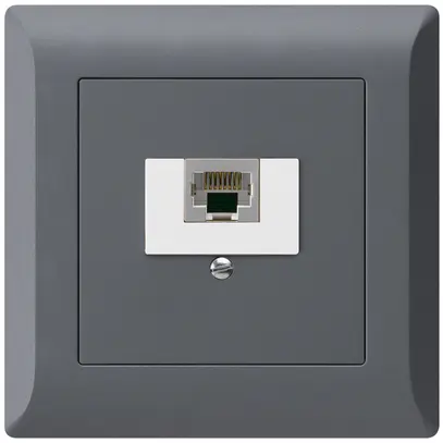 Scatola INC kallysto.line 1×RJ45s antracite 