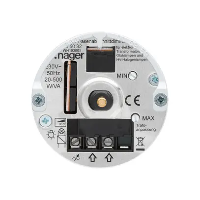 Inserto per variatore rotativo Hager 20…550W ritardo di fase E 