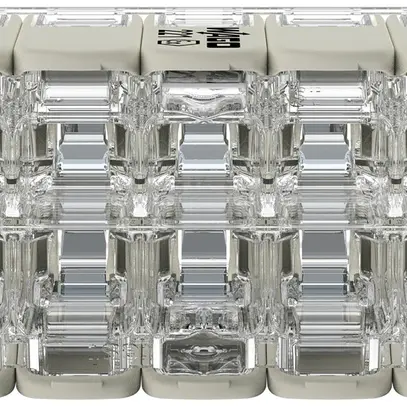 Borne de connexion WAGO 221 10×0.2…4mm² levier 32A 440V gris transparent 