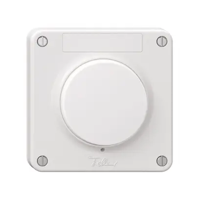 Contatto a pulsante suoneria NEVO N.CO c.etichetta, membr.bi, 16A 230 VAC bianco 
