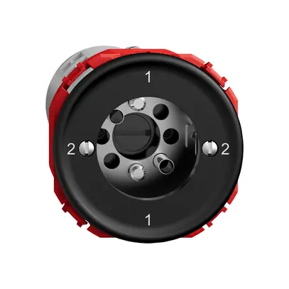 Drehschalter STANDARDdue SNAPFIX® Wechselschalter 3/3L ohne Zylinder sz 