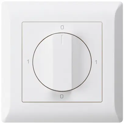 Interrupteur rotatif ENC kallysto.line 0/1L blanc avec manette 
