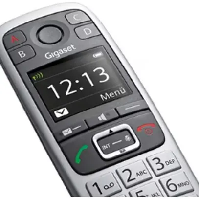 Telefon schnurlos Gigaset E560 14h Freisprechen CLIP silber 
