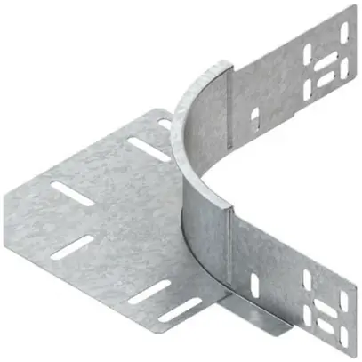 Coude angulaire pour caniveau de câbles M60mm zingué sendzimir 
