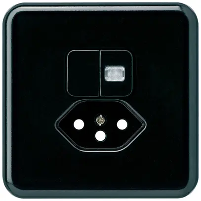 Kit frontal ENC basico 86×86mm noir 1 lentille sécurité enfants S1/T13 pour BOMI 