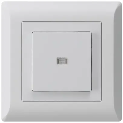 Pulsante luminoso INC kallysto.line A-R/2P grigio chiaro 