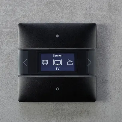 Controlo di locale INC KNX Theben iON 108, 10 volte, c.termo.d'amb.nero 